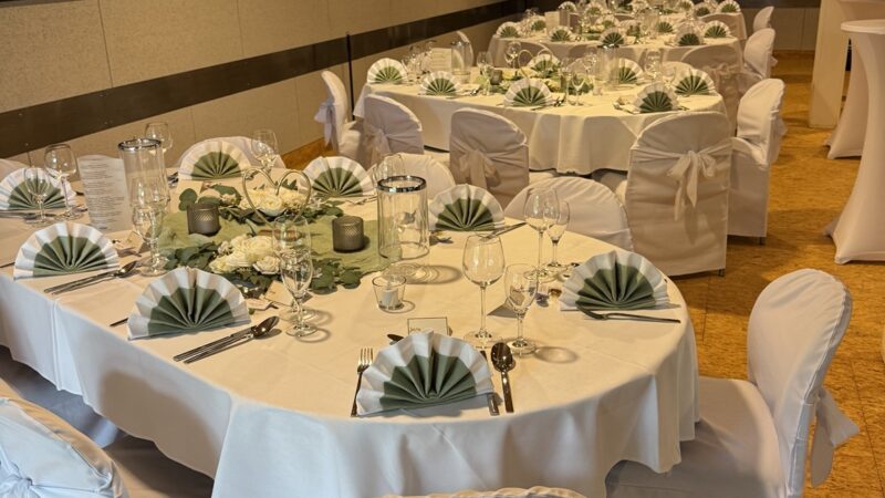 Hochzeiten im Partyraum